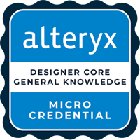 Alteryx Micro Cred